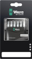 Wera Bit-Check 7 TX Universal 1 SB 1 x 1/4"x50; 1 x TX 10x25; 1 x TX 15x25; 1 x TX 20x25; 1 x TX 25x25; 1 x TX 30x25; 1 x TX 40x25mm - 6 Wera TORX® bits tidily arranged in a minimum of space in a practical Bit-Check