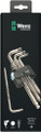 Wera 3950/9 Hex-Plus Stainless 1 SB L-key set, metric, stainless 1 x 1.5x90; 1 x 2.0x101; 1 x 2.5x112; 1 x 3.0x123; 1 x 4.0x137; 1 x 5.0x154; 1 x 6.0x172; 1 x 8.0x195; 1 x 10.0x224mm - High quality L-key set out of stainless steel for hexagon socket screw Wera 3950/9 Hex-Plus Stainless 1 SB L-key set, metric, stainless 1 x 1.5x90; 1 x 2.0x101; 1 x 2.5x112; 1 x 3.0x123; 1 x 4.0x137; 1 x 5.0x154; 1 x 6.0x172; 1 x 8.0x195; 1 x 10.0x224mm - High quality L-key set out of stainless steel for hexagon socket screw