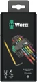 Wera 967/9 TX BO Multicolour 1 SB L-key Set for Tamper-Proof TORX® Screws - L-keys with thermoplastic sleeve (SPKL) out of easy-to-grip circular material