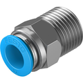 QS-1/4-8 PUSH IN CONNECTOR sold in multiples of 10 only - Push-In Fitting Qs-1/4-8 Male Thread with External Hexagon