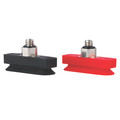 O/UNIVERSAL  10X30MM  COND SILICONE - 10mm x 30mm Suction Area Diameter, IRHD of 70, Vmeca Suction Cup, VOU Series, Conductive Silicone Oval Universal Suction Cup, Smoky Black, Working Temperature -45Â°C to +90Â°C, VmecaAll images used are for illustra