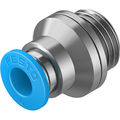 QS-G1/8-10-I MALE STUD sold in multiples of 10 only - Push-In Fitting Qs-G1/8-10-I Male Thread with Internal Hexagon Socket