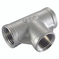 3/4" BSPP Female Equal Tee - 3/4" BSP Parallel Female, Tee, 150lb Tube & Pipe Fitting, 316 Stainless Steel, Working Temperature -20°C to +260°C, Maximum Working Pressure 20 bar, HaitimaAll images used are for illustrative purposes only 3/4" BSPP Female Equal Tee - 3/4" BSP Parallel Female, Tee, 150lb Tube & Pipe Fitting, 316 Stainless Steel, Working Temperature -20°C to +260°C, Maximum Working Pressure 20 bar, HaitimaAll images used are for illustrative purposes only