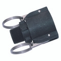 1" BSPT MALE CAMLOCK TYPE B POLYPROP - 1" BSP Tapered Male, Cam & Groove Quick Coupling, Type B, Lever, Polypropylene, Maximum Working Pressure 17 bar, JaymacAll images used are for illustrative purposes only