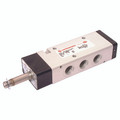 3/8 5/2 SINGLE SOLENOID BASIC - 3/8" BSP Parallel Female, In-line Valves Solenoid/Pilot Operated, Solenoid Actuated, 5/2, Working Temperature -10°C to +50°C, Maximum Working Pressure 10 bar, NorgrenAll images used are for illustrative purposes on 3/8 5/2 SINGLE SOLENOID BASIC - 3/8" BSP Parallel Female, In-line Valves Solenoid/Pilot Operated, Solenoid Actuated, 5/2, Working Temperature -10°C to +50°C, Maximum Working Pressure 10 bar, NorgrenAll images used are for illustrative purposes on