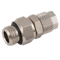 10/08MM OD X 1/4" BSPP SWIVEL MALE STUD - 1/4" BSP Parallel Male, Pneumatic Quick-fit Push-on Fitting, Swivel Stud, to Fit 10/8 Tube, Nickel Plated Brass, Working Temperature -18Ã‚Â°C to +70Ã‚Â°C, Maximum Working Pressure 15 bar, KelmAll images used ar