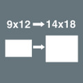 Wera 7779/1 Adapter insert, 9x12 mm 9x12x14x18x49,0mm - Adapter insert ror the use of square plug-in tools 14x18 mm in torque wrenches with internal square 9x12 mm; for torque wrenches of the Click-Torque X series with 9x12 mm holder