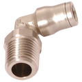 8MM X 1/8" MALE STUD ELBOW BSPT - 1/8" BSP Taper Male x 8mm Outside Diameter, LF3600 Metric Push-in Tube Fitting, 90Ã‚Â° Stud Swivel Elbow, Nickel Plated Brass, Working Temperature -20Ã‚Â°C to +120Ã‚Â°C, Maximum Working Pressure 20 bar, Parker LegrisAl