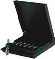 Wera 844/7 Tap Bits Set 1 x 1/4"x50; 1 x 3.0x33.0; 1 x 4.0x35.0; 1 x 5.0x36.0; 1 x 6.0x40.0; 1 x 8.0x40.0; 1 x 10.0x40.0mm - 7 pieces in robust case 1 universal bit holder 888/4/1 K Rapidaptor, nonmagnetic, suitable for power tools and electronic drills;