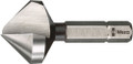 Wera 845 1-flute Countersink Bits 10.40x34.0mm - Application: For countersinking and deburring Design: 1-flute Drive: 1/4" hexagon, suitable for DIN ISO 1173-D 6,3 holdersAll images used are for illustrative purposes only