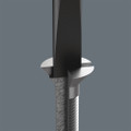 Wera 2035 Screwdriver for slotted screws for electronic applications 0.60x3.5x80mm - Application: Slotted screws Blade: Round Design: Chrome-plated, Black Point Handle: Kraftform Micro with non-roll feature and rotating cap, multi-component