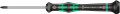 Wera 2067 TORX® Screwdriver for TORX® screws for electronic applications TX 5x40mm - Application: TORX® socket screws Blade: Round Design: Chrome-plated, Black Point Handle: Kraftform Micro with non-roll feature and rotating cap, multi-component