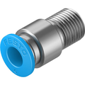 QS-3/8-8-I sold in multiples of 10 only - Push-In Fitting Qs-3/8-8-I Male Thread with Internal Hexagon Socket
