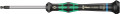 Wera 2052 Ball end hexagon screwdriver for electronic applications 1/8x60mm - Application: Hexagon socket screws Blade: Round Design: Hexagon ball end, chrome-plated, Black Point Handle: Kraftform Micro with non-roll feature and rotating cap, multi-compon