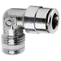 04MM OD X 1/4 BSP MALE STUD ELBOW - 1/4" BSP Taper Male x 4mm Outside Diameter, Super-Rapid Push-in Fitting, 90Ã‚Â° Stud Fixed Elbow, Nickel Plated Brass, Working Temperature -10Ã‚Â°C to +60Ã‚Â°C, Maximum Working Pressure 16 bar, CamozziAll images used