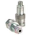 3000-SERIES PLUG 3/8 NPT - 3/8" NPT Female, Valved, Hydraulic Quick Release, Plug, Steel Polyurethane, Screw to Connect 3000 Series, Steel, Working Temperature -30Ã‚Â°C to +110Ã‚Â°C, Maximum Working Pressure 700 bar, Parker Rectus TemaAll images used a