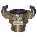 DIN 3489 CLAW COUPLING MALE 1/2" - 1/2" Male BSP PARALLEL (Formally DIN 3481), Claw Distance 42mm, Claw Coupling DIN 3489, Malleable Iron/Steel, Seal Material Nitrile, Working Temperature -40Ã‚Â°C to +95Ã‚Â°C, Maximum Working Pressure 10 bar, LudeckeAl