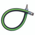 1/2" BSPT Male Leader Hose - 1/2" BSP Taper Male Leader Hoses Series 19KA, Standard, Parker Rectus, Pneumatic Quick Release, Non Valved, Rubber, Parker RectusAll images used are for illustrative purposes only