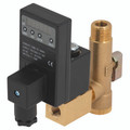 3/8" BSPP Female Drain Valve 24V AC - 3/8" BSP Parallel Female, Automatic Drain Valves, Digital Timer, Brass Valve, Orifice Size 4