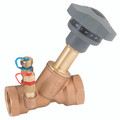 1/2" BSP BRONZE STATIC BAL/VALVE PN25 - 1/2" BSP Parallel Bronze Fixed Orifice Balancing ValveAll images used are for illustrative purposes only