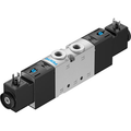 VUVS-L30-P53C-MD-G38-F8-1C1 SOL VALVE - Solenoid Valve Vuvs-L30-P53C-Md-G38-F8-1C1 Valve Function=5/3 Closed, Type of Actuation=Electrical, Valve Size=31 Mm, Standard Nominal Flow Rate=2000 L/Min, Operating Pressure=2,5 - 10 bar, FestoAll images used a