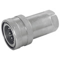 1" NPT Female Coupling - 1" NPT Female, Valved, Hydraulic Quick Release, Coupling, ISO A Profile, 316 Stainless Steel, Nitrile Seal, ISO 7241-1 A Standard, Working Temperature -25Ã‚Â°C to +120Ã‚Â°C, Maximum Working Pressure 125 bar, Hy-fittAll images u