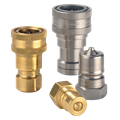 1" NPT Female Coupling - 1" NPT Female, Valved, Hydraulic Quick Release, Coupling, ISO A Profile, 316 Stainless Steel, Nitrile Seal, ISO 7241-1 A Standard, Working Temperature -25Ã‚Â°C to +120Ã‚Â°C, Maximum Working Pressure 125 bar, Hy-fittAll images u