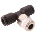 10MM X 1/2" MALE STUD BRANCH TEE - 1/2" BSP Taper Male x 10mm Outside Diameter, LF3000 Metric Push-in Tube Fitting, Stud Branch Tee, Plastic/Brass Nickel Plated, Working Temperature -20Ã‚Â°C to +80Ã‚Â°C, Maximum Working Pressure 20 bar, Parker LegrisAl