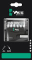 Wera Bit-Check 12 Metal 1 SB 1 x 1/4"x50; 1 x PH 1x25; 1 x PH 2x25; 1 x PZ 1x25; 1 x PZ 2x25; 1 x TX 15x25; 1 x TX 20x25; 1 x TX 25x25; 1 x TX 30x25; 1 x 3.0x25; 1 x 4.0x25; 1 x 5.0x25mm - 1 universal bit holder with stainless steel sleeve, retaining ring