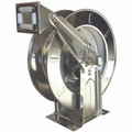 1/2" BSP Outlet Stainless Steel Bare Hose Reel - 1/2" BSP Parallel Female Inlet, Hose Reel, Spring Rewind without Hose, Mountable Stainless Steel Hose Reel, 15 Metres Length Capacity, FT ProAll images used are for illustrative purposes only