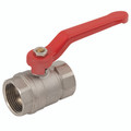 3/4" BSPP Brass Ball Valve FullFlow Brass Body - 3/4" BSP Parallel Female, Full Flow Ball Valve, Type BV90, Red Steel Lever Handle, Brass Body, PTFE Seal, Working Temperature -15ï¿½C to +120ï¿½C, FT ProAll images used are for illustrative purposes only
