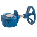 6" GEARBOX C/W BOLT-WASHER & HANDWHEEL - 6" Cast Iron Lockable Gearbox for HUK Butterfly ValvesAll images used are for illustrative purposes only