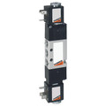 1/8 SOLENOID 110V DC 5W - G1/8" BSP Parallel Female, Series 3, Electro Pneumatically Operated Double Solenoid, 5/3 Pressure Centres (388), Valve Only, Flow 700 Ni/min, Working Temperature 0Ã‚Â°C to +60Ã‚Â°C, Maximum Working Pressure 10 bar, CamozziAll