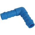 3/4" ID EQUAL HOSE ELBOW BLUE PLASTIC - 3/4" Inside Diameter, Nylon Fitting, Equal Tube x Tube, 90° Elbow Connector, TefenAll images used are for illustrative purposes only 3/4" ID EQUAL HOSE ELBOW BLUE PLASTIC - 3/4" Inside Diameter, Nylon Fitting, Equal Tube x Tube, 90° Elbow Connector, TefenAll images used are for illustrative purposes only