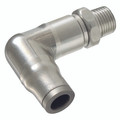 6MM X 1/8" MALE STUD ELBOW BSPT - 1/8" BSP Taper Male x 6mm Outside Diameter, LF3800 Push-in Metric Tube Fitting, 90Ã‚Â° Stud Elbow, Stainless Steel, Working Temperature -15Ã‚Â°C to +110Ã‚Â°C, Maximum Working Pressure 20 bar, Parker LegrisAll images us