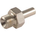 S SERIES 16MM ODX3/4"BSPP STNDPIPE ADPT - 3/4" BSP Parallel Male x 16mm Outside Diameter, Hydraulic Standpipe Adaptor, Heavy Duty, Mild Steel, FT ProAll images used are for illustrative purposes only