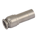8-4mm Stem Connector - 4mm Outside Diameter x 8mm Stem Outside Diameter, Pneumatic One Touch Push-in Metric Tube Fitting, Reducing Stem x Tube, Straight Stem Connector, Stainless Steel, Working Temperature -20Ã‚Â°C to +200Ã‚Â°C, Maximum Working Pressure 1