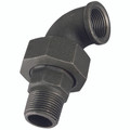 1.1/4"BSP/T M/F T/SEAT 90DEG BLACK GF98 - 1