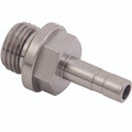 FOOD GRADE STEM ADAPTOR 4MM TO M5 - M5 Metric Male x 4mm Outside Diameter, Male Stem Adaptor, Brass Nickel Plated, Working Temperature -20Ã‚Â° C to +150Ã‚Â°C, Working Pressure -0