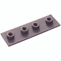 Twin Weld  Plate Series A Light Duty Group 3 - Hydraulic Tube Clamp, Series A Light Duty, Twin Weld Plate, Group 3, Steel, RSBAll images used are for illustrative purposes only