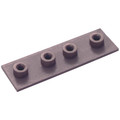 Twin Weld  Plate Series A Light Duty Group 2 - Hydraulic Tube Clamp, Series A Light Duty, Twin Weld Plate, Group 2, Steel, RSBAll images used are for illustrative purposes only
