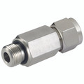 LONG MALE CONN 3/8 OD 9/16-18 SAE/MS - 9/16"-18 SAE/MS Male, Hydraulic 316 Stainless Steel Twin Ferrule Imperial Compression Fitting, (Long), Stud Coupling, To Suit 3/8" Outside Diameter, PanamAll images used are for illustrative purposes only