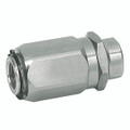1/4" BSP Parallel Female Threaded Flow Control Valve - 1/4" BSP Parallel Female, Threaded Hydraulic, Barrel, with Check, Flow Control Valve, Buna Seal, Zinc Plated Steel, 20 Litres per Minute, Maximum Working Pressure 300 bar, FT ProAll images used are