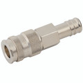 13MM HOSE TAIL COUPLING - Pneumatic Quick Release, Series 24KA, Standard, Parker Rectus, Coupling, Hose Tail, To Suit Hose Inside Diameter 6mm (1/4"), Valved, Brass, Nitrile Seal, Working Temperature -20Ã‚Â°C to +100Ã‚Â°C, Maximum Working Pressure 35 bar,