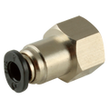 M5 X 4MM MICRO F.STUD HEX BODY - M5 Metric Female x 4mm Outside Diameter, Pneumatic One Touch Micro Push-in Metric Tube Fitting, Stud, Plastic/Brass Nickel Plated, Working Temperature 0Ã‚Â°C to +60Ã‚Â°C, Maximum Working pressure 10 bar, KelmAll images