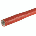 89MM ID RED CUT 1M FIRE SLEEVE - 89mm Inside Diameter x 94mm Outside Diameter, Red Oxide 1 Metre Protective Hose Sleeve, Flange Size -56, Fire Sleeve MSHA UL 94 V-0, FT ProAll images used are for illustrative purposes only