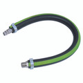 1/4" BSPT Male Leader Hose - 1/4" BSP Taper Male Leader Hoses Series 25KA, Standard, Parker Rectus, Pneumatic Quick Release, Non Valved, Rubber, Parker RectusAll images used are for illustrative purposes only
