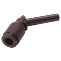 4X4MM 45DEG.EQUAL ELBOW - 4mm Outside Diameter, LF3000 Metric Push-in Tube Fitting, Equal Stem x Tube, 45Ã‚Â° Elbow Stem Connector, Plastic/Brass Nickel Plated, Working Temperature -20Ã‚Â°C to +80Ã‚Â°C, Maximum Working Pressure 20 bar, Parker LegrisAll