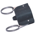 CAMLOCK TYPE DC POLYPROPYLENE 2" - 2" Body, Cam & Groove Quick Coupling, Type D, Lever Stop, Polypropylene, Maximum Working Pressure 10 bar, JaymacAll images used are for illustrative purposes only