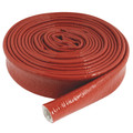83MM ID RED COIL 15M FIRE SLEEVE - 83mm Inside Diameter x 88mm Outside Diameter, Red Oxide 15 Metres Protective Hose Sleeve, Fire Sleeve MSHA UL 94 V-0, FT ProAll images used are for illustrative purposes only